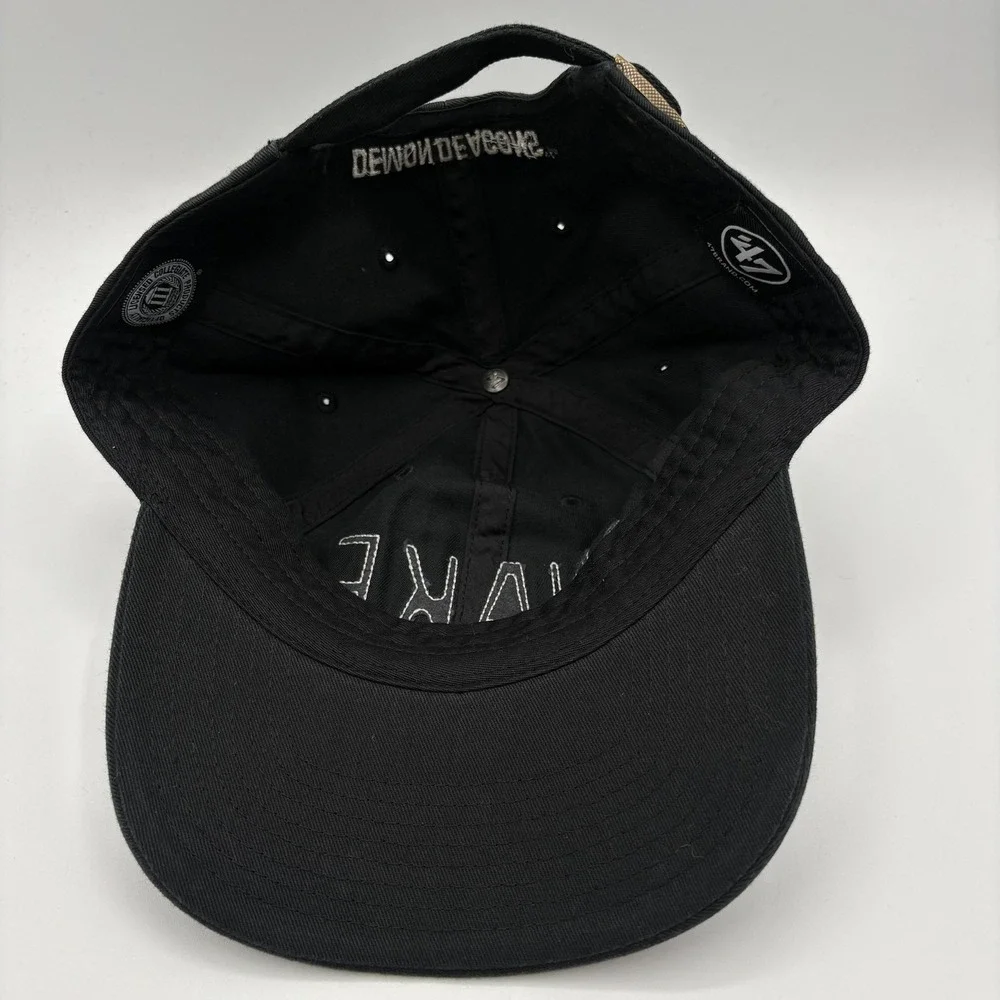 Wake Forest Demon Deacons 47 Brand Hat Strap Back Cap One Size Black NCAA NEW